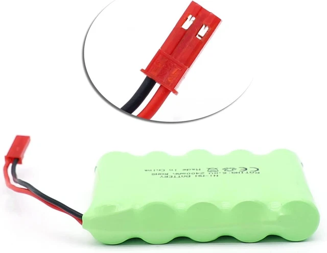 2PCS 9.6V 2800mah AA oplaadbare Tamiya batterijen met USB-oplaadkabel voor RC auto's Trucks Tanks Auto Engineering RC boten