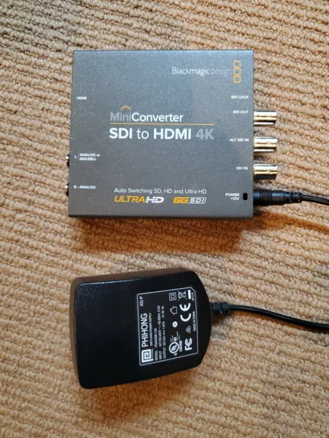 BLACKMAGIC DESIGN MINICONVERTER SDI to HDMI 4K 6G SDI, HDSDI, Ultra HD