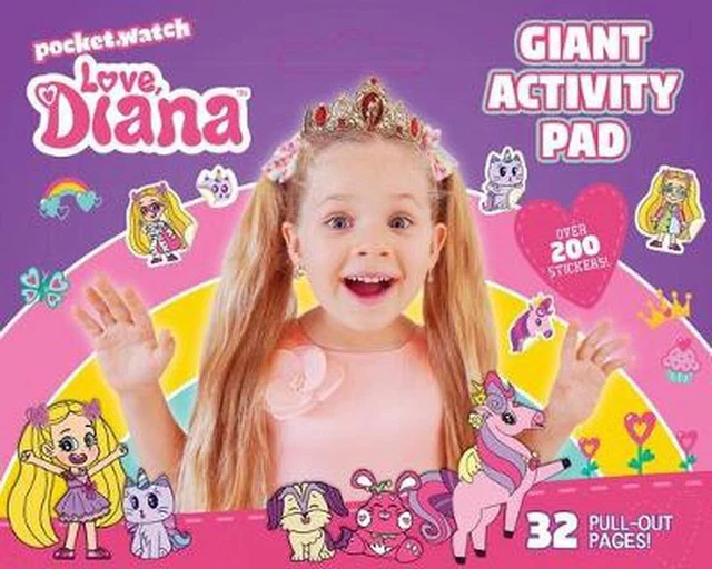Love, Diana: Giant Activity Pad by Chris Grine (English) Paperback Book