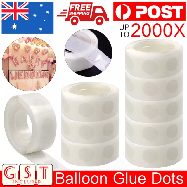 Up 2000x Balloon Glue Dots Photo Adhesive Bostik Party Double tape Scrapbooking