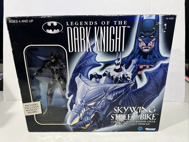 Batman Legends of the Dark Knight Skywing Street Bike & Figure Kenner 1996 B1