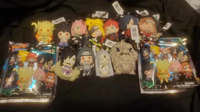 Naruto Shippuden Series 6 Anime Figural Bag Clip Monogram VIZ Media You Pick