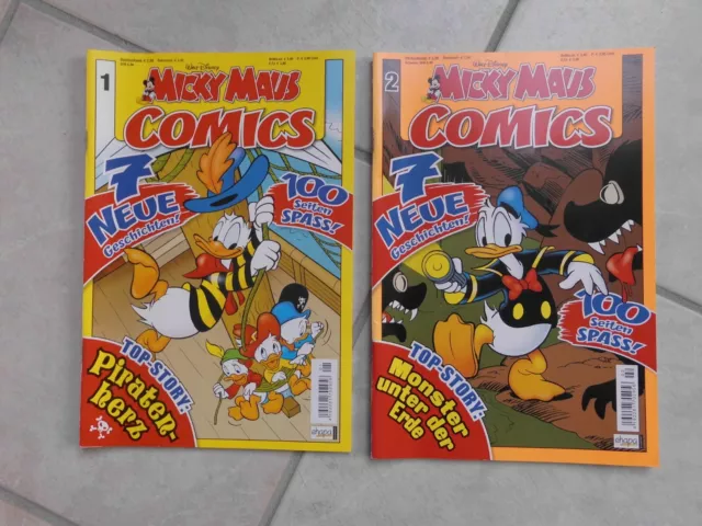 Micky Maus Comics Band 1 und 2