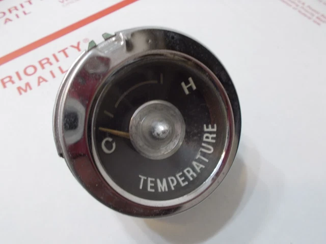59 1959 60 1960 Impala Bel Air El Camino Temp Dash Gage Gauge Heat Temperature