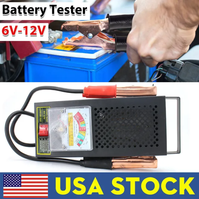 6V 12V Car Battery Load Tester Voltmeter 100Amp Analyzer 5 Seconds Fast Test US