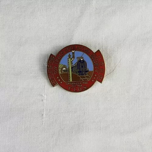 Toy Train Operating Society Member Pin Vintage 1989