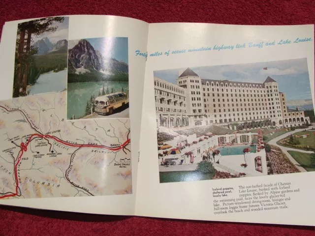 1930er Jahre Canadian Pacific Railroad Banff Lake Louise Kanada Rockies Railway Booklet