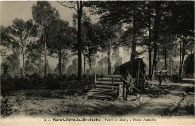 CPA/DEP 78/PORTE DE FOURQUEUX FORET DE MARLY 