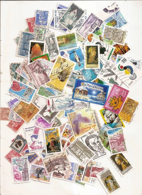 Lot De 100 Timbres Différents Pour Voitures - Collection De Vignettes Autocollantes Variées Pour Véhicules