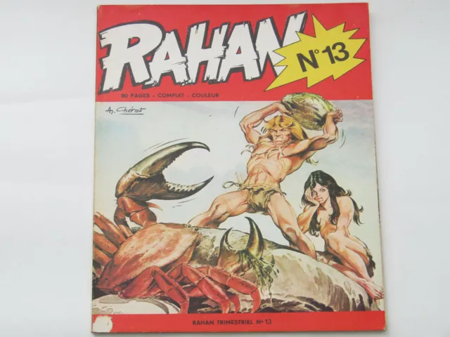 RAHAN N° 13 Très Bon Etat 1ere Edition Originale Mars 1975 ANDRE CHERET