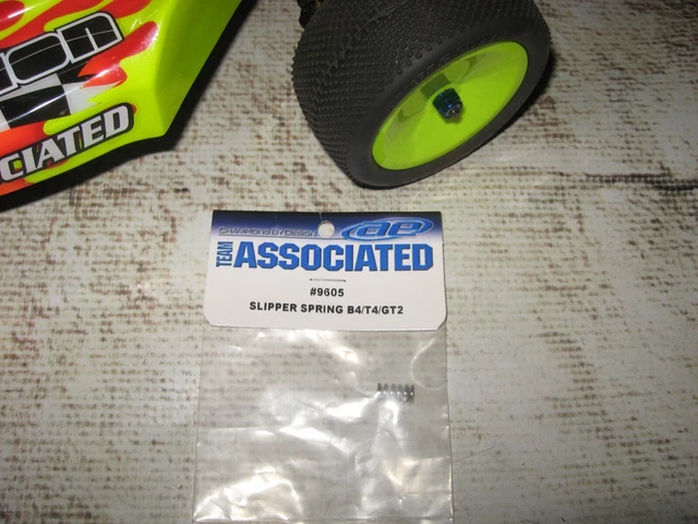 RC Racing Grade Associated B4 T4 GT2 Series Slipper Spring Steel Silver (1) 9605