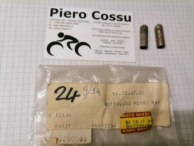 MOTOGUZZI STORNELLO 2pz. NOTTOLINO FERMO TAMBURO SCANALATO 53234700 / 55234700