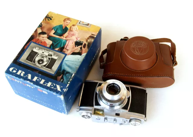 *c1959* ● GRAFLEX Century 35 (KOWA) Rangenfinder ● Prominar 2.8 Seikosha (CASE)