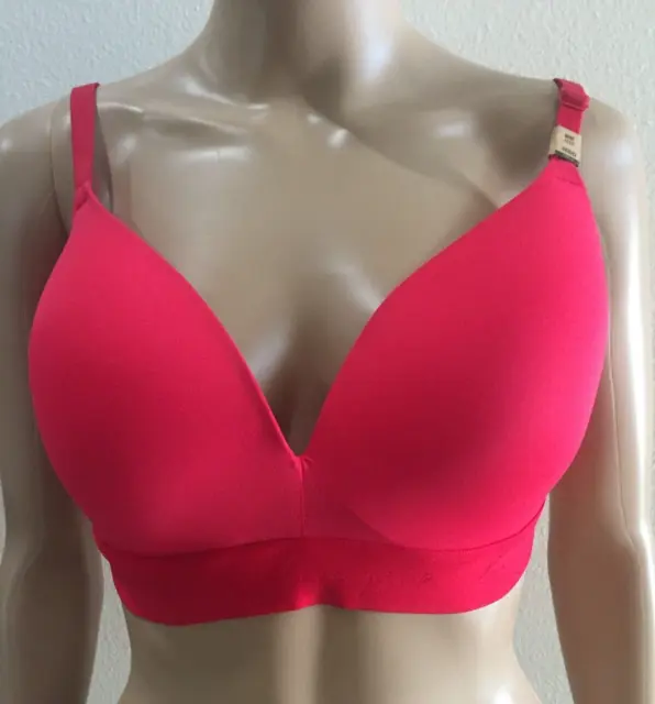 Victoria's Secret PINK Wear Everywhere Wireless Lightly Lined Red Bra 36DD