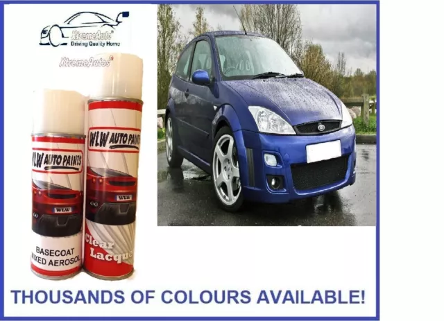 For FORD Focus Mk1 RS 2003iMPERIAL BLUE Stone Chip Scratch AEROSOL Paint