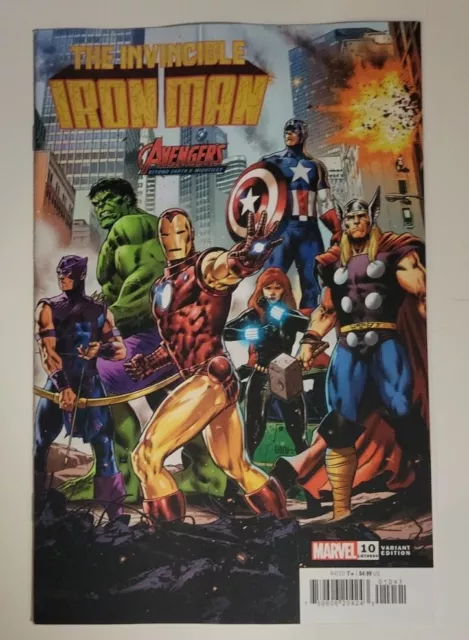 Invincible Iron Man #10 09/27/2023 Nm-/Vf+ Cafu Avengers Variant Marvel Comics