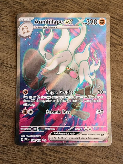 Annihilape Ex 242/193 Paldea Evolved Full Art Ultra Rare Pokemon Card MINT