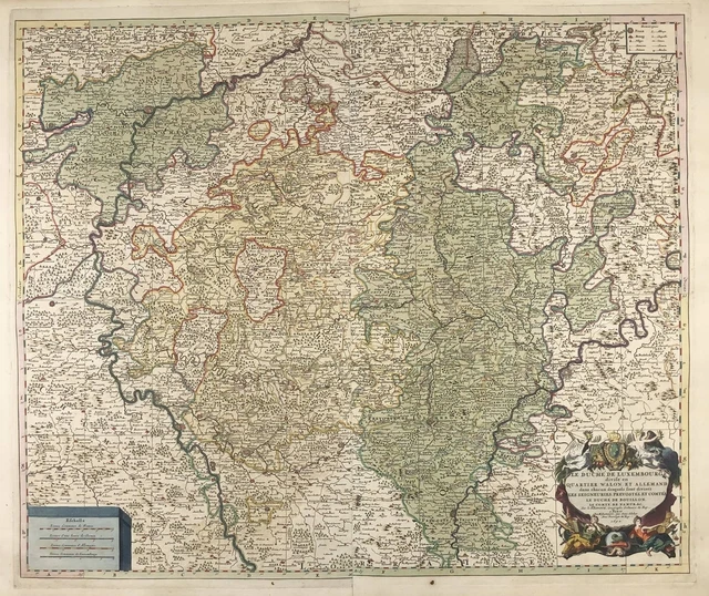 Luxembourg Letzebuerg Écusson Luxembourg, 50mm Vinyle