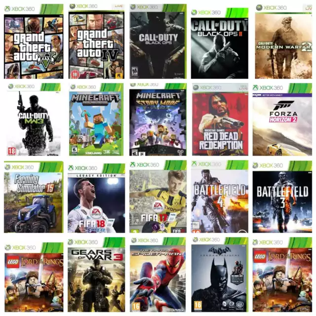 Giochi Xbox 360 acquista 1 o in bundle - Consegna super veloce