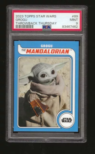 2023 Topps Star Wars Throwback Thursday # 89 Grogu  Psa 9 Mint  83467462