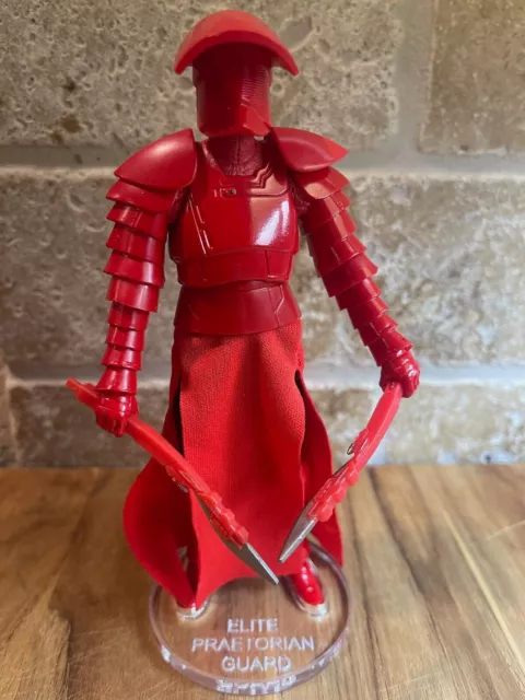 Black Series Elite Praetorian Guard Acrylic Base / Stand   *NO Toy*