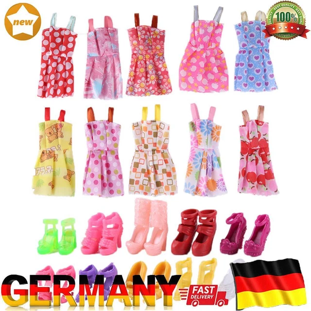 DIY DOLL CLOTHES Evening Dress Dollhouse Accessories Christmas Birthday