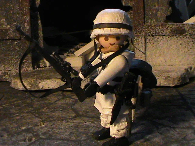 PLAYMOBIL CUSTOM SOUS-OFFICIER Wehrmacht  Fnormandie 1944 Ref 0594 Bis 287195354217