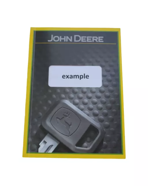 John Deere 1023E 1025R Tractor Operators Manual