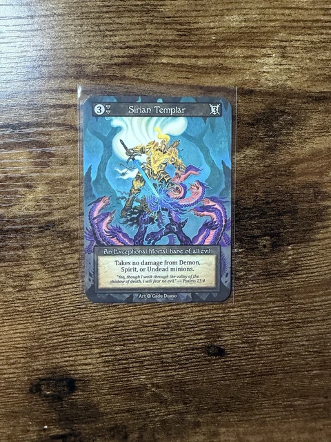 SORCERY CONTESTED REALM TCG ALPHA SIRIAN TEMPLAR ALT ART Exceptional £ ...