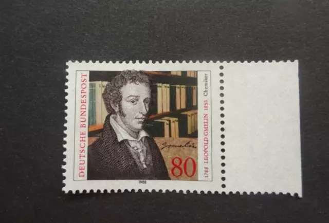 postfrische briefmarke mit seitenrand michel 1377 bund deutschland 432