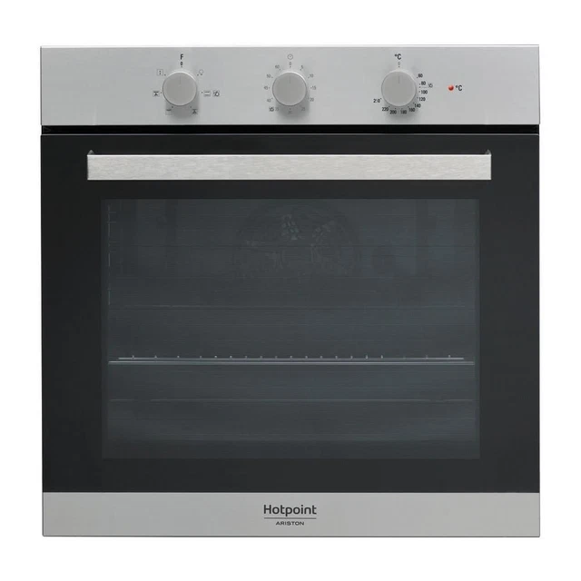 Hotpoint FA3 530 H IX HA 66 L 3600 W A Noir, Acier inoxydable