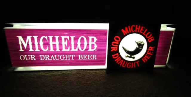 1960's MICHELOB draught beer lighted sign