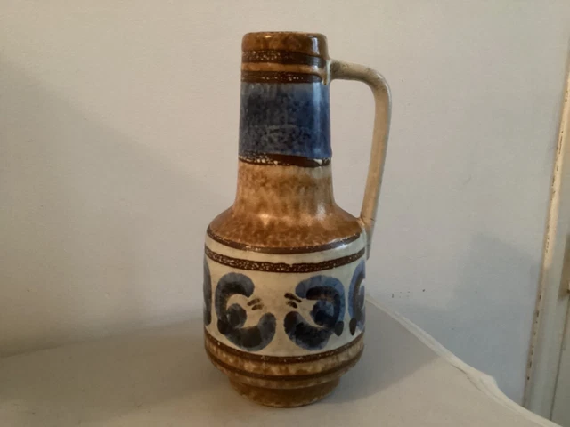 VASE PICHET EN céramique années 50 West Germany Pottery JASBA EUR 41,00