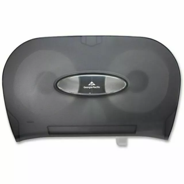 Georgia Pacific #59206 Smoke Micro-Twin Toilet Tissue Dispenser 2 Roll