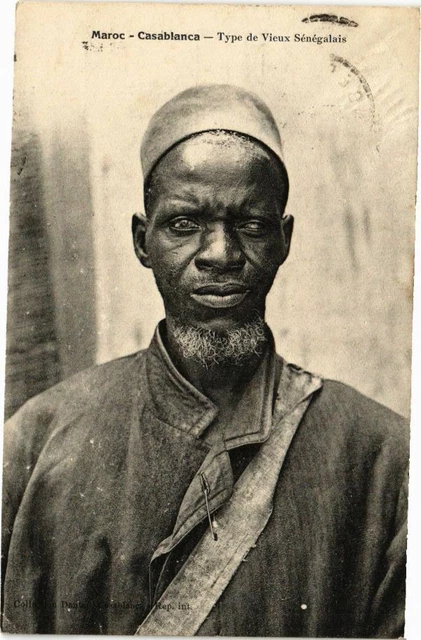 CPA AK Senegal-Morocco-Casablanca-Type of Old Senegalese (235331)