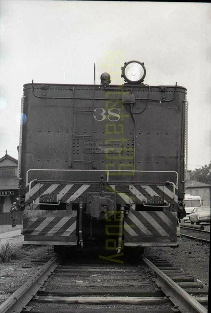 Everett Railroad 2-8-0 Steam Locomotive #38 Tender - Vintage Railroad Negative