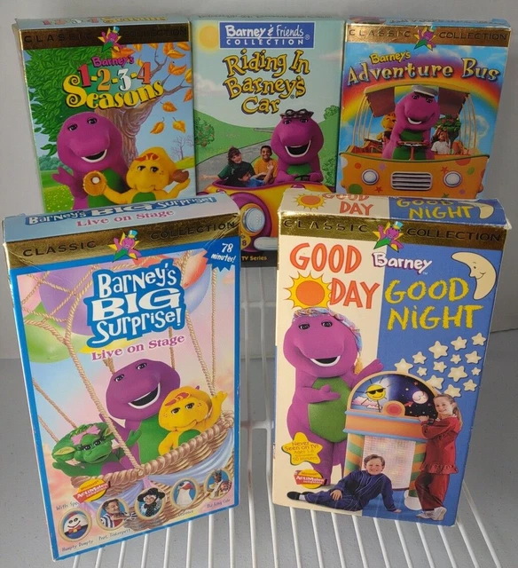 Barney Vhs Tapes Big Surprise Riding In Barneys Car Seasons Classic Barney Vhs Tapes Big Surprise Riding In Barneys Car Seasons Classic