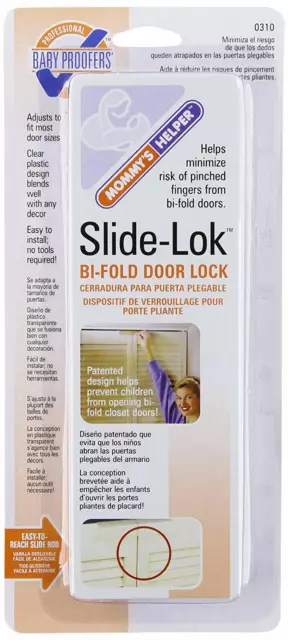 Mommy's Helper Bi-Fold & Closet Door Slide-Lok Child Safety Lock - 70302