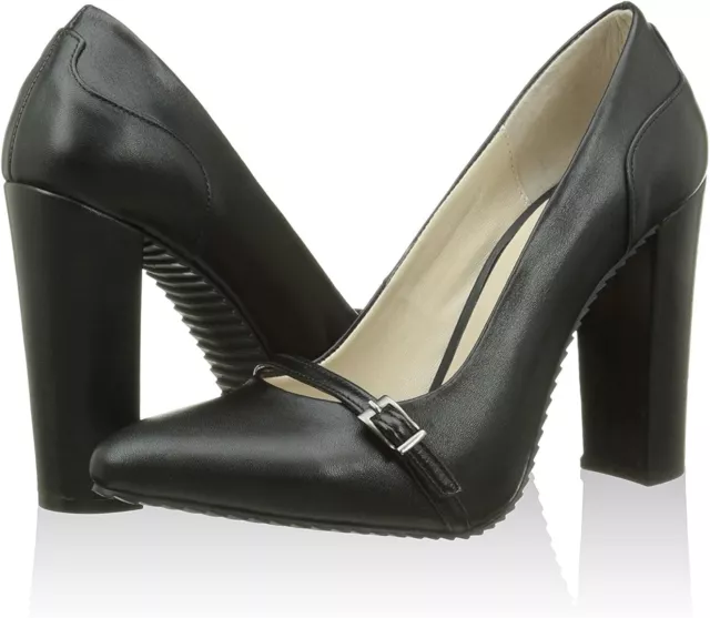 bombas de damas Richmond, zapatos de tacón alto - 11cm, zapatos de cuero, Negro,