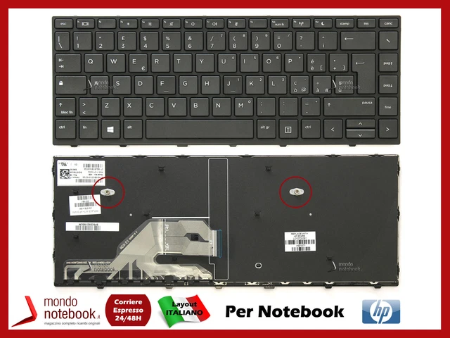 Tastiera Italiana Per Notebook Acer - Ricambio Compatibile COMPAL PK130DQ1A12, Layout Italiano, Colore Nero