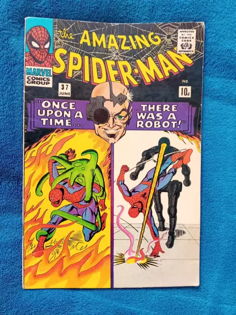 THE AMAZING SPIDER-MAN #37, KEY ISSUE 1st APPEARANCE OF 'NORMAN OSBOURNE'