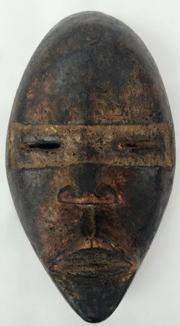 Dan African Passport Mask - Gba Po Mask Beautiful Small West African Maskette