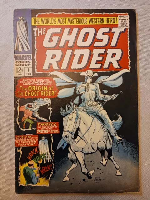 The Ghost Rider #1 1st Appearance of Ghost Rider (Carter Slade)   VG/Fine