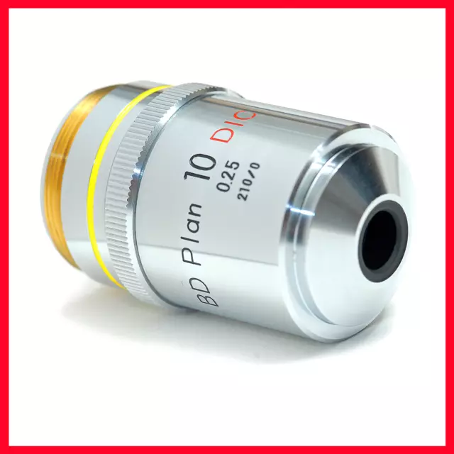 NIKON OBJECTIVE LENS BD PLAN 10X 0.25 210/0 DIC Achromat