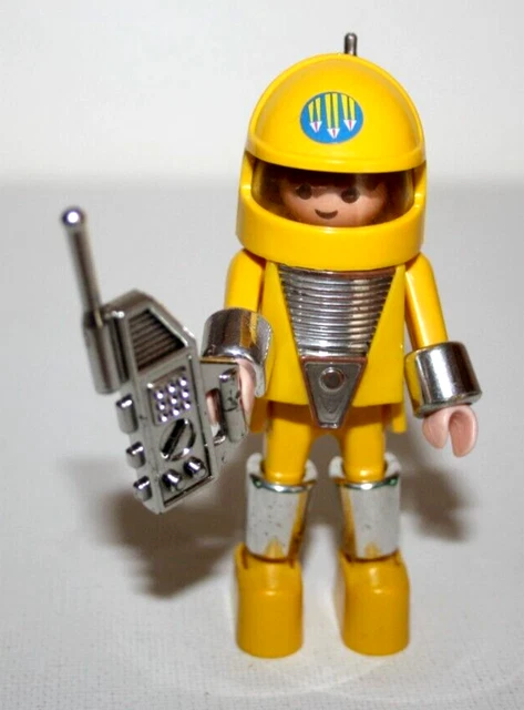Playmobil Vintage Playmospace Cosmonaute Jaune (Années 80) - Pièces Variées - Occasion