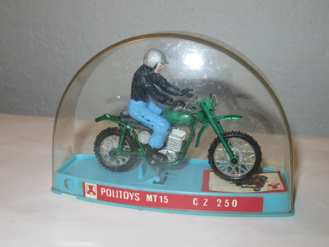 Jouet Ancien Moto Honda 100SL - Polistil MT11 échelle 1:18 - Boîte D'origine - Collection