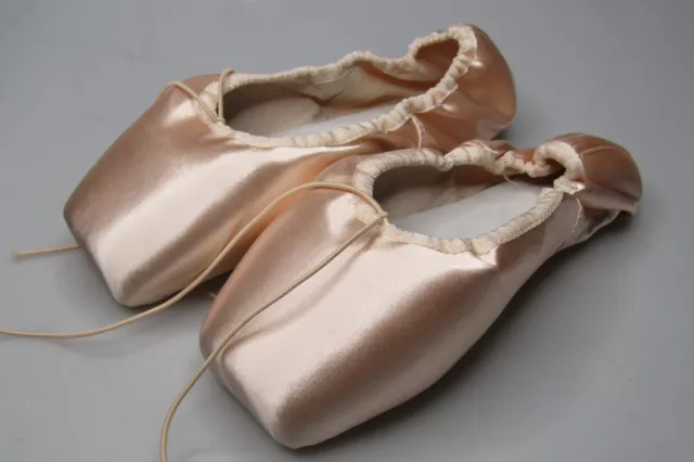 Bloch Balance European Pointe Ballet Dance Shoes ES0160L Pink Sz 3.5 4X XXXX NEW 2