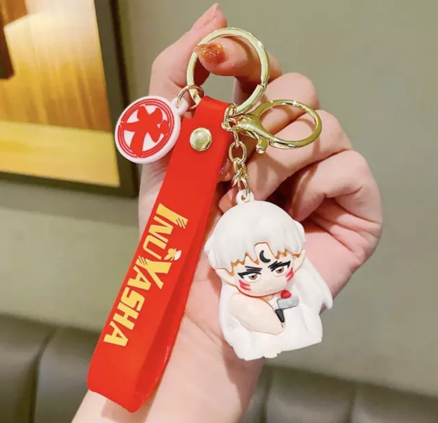 Inu Yasha Anime Keychain Keyring Pendant Bag