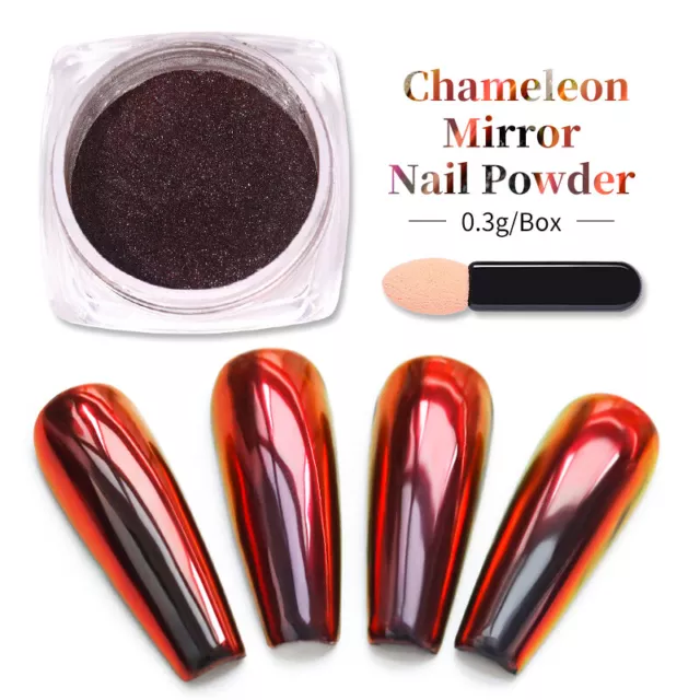 Chameleon Decors Decor Mirror Powder Chrome Pigment DIY Dust Nail Art Glitter