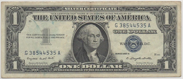 Series 1957-A $1 Silver Certificate